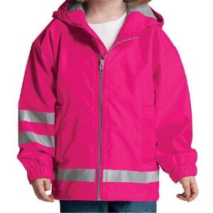 Girls rain coat - Size 4. Pink.